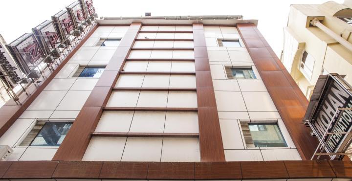 Hotel Mohan International Új-Delhi Kültér fotó
